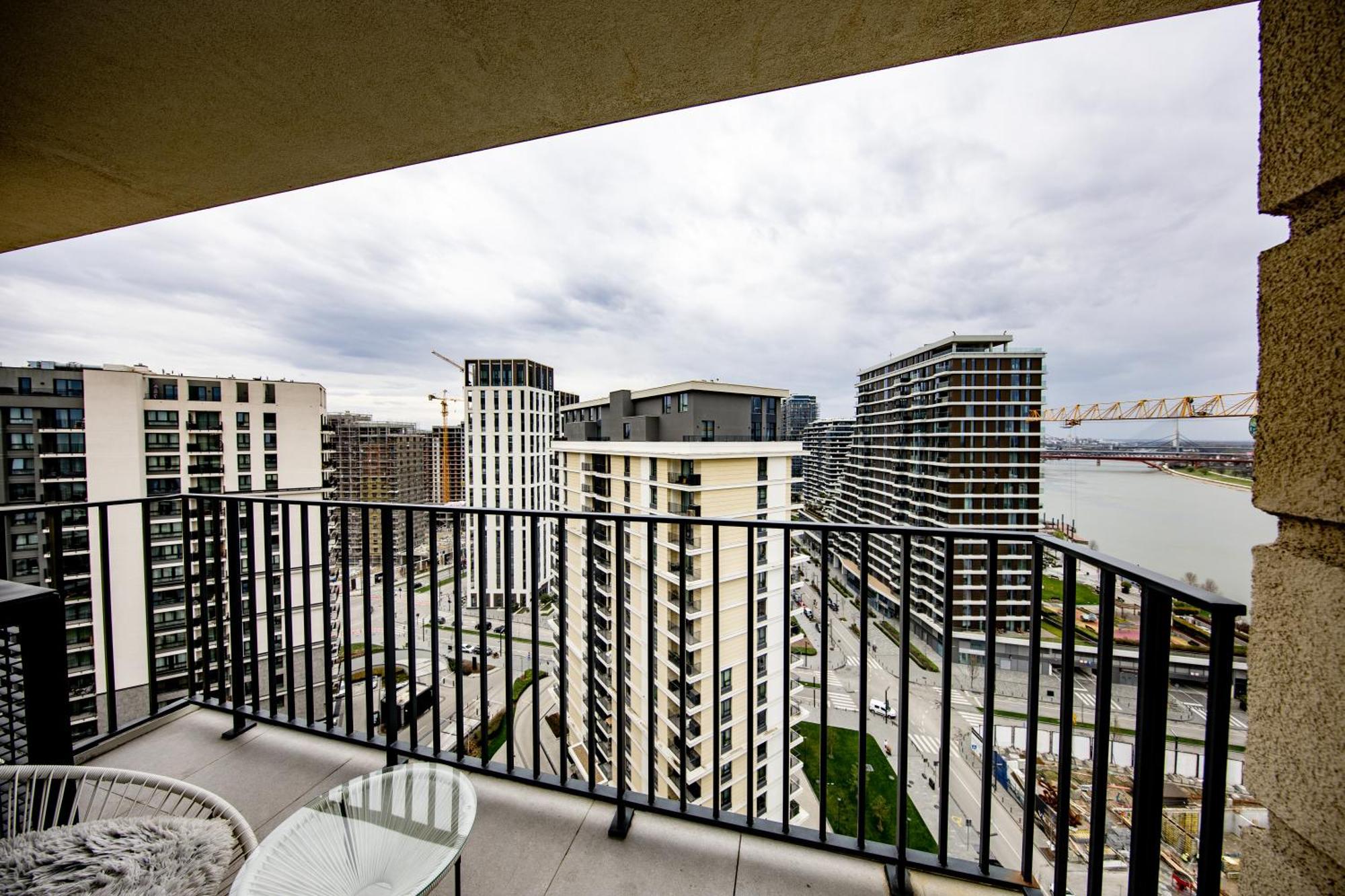 Apartmán Zigzag Belgrade Waterfront - Simfonija 2 Exteriér fotografie